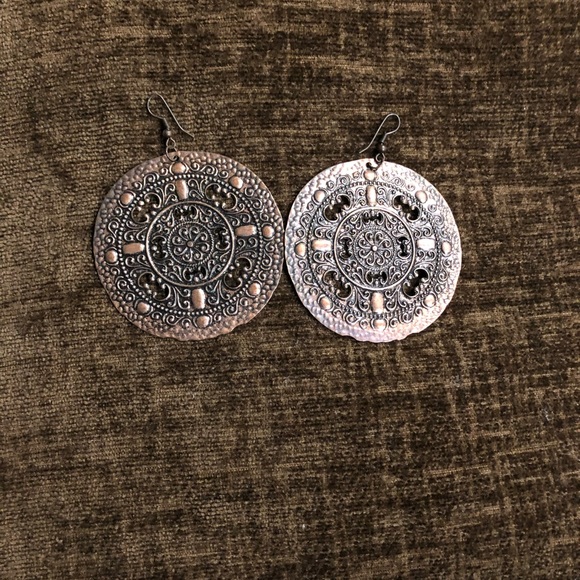 Copper Tone Boho Earrings - Picture 1 of 1
